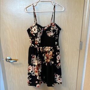 Floral Spaghetti Strap Dress